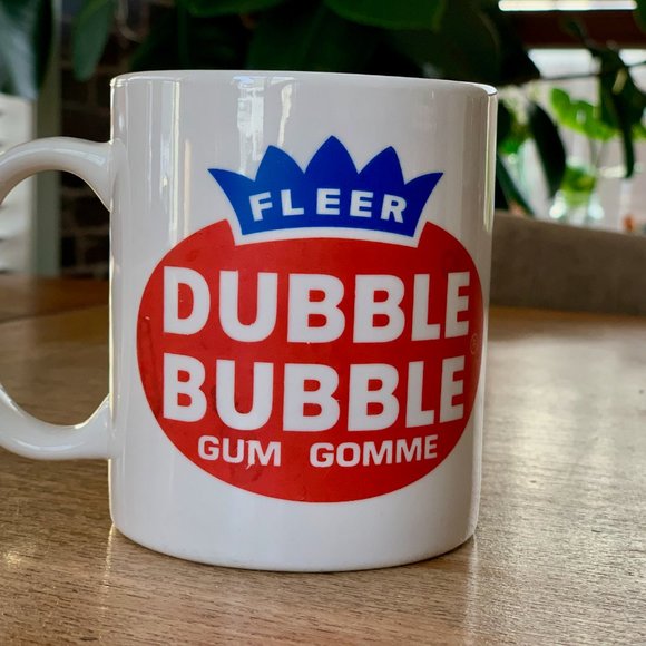 Vintage Dubble Bubble ceramic mug by Fleer trading card company - Picture 2 of 3